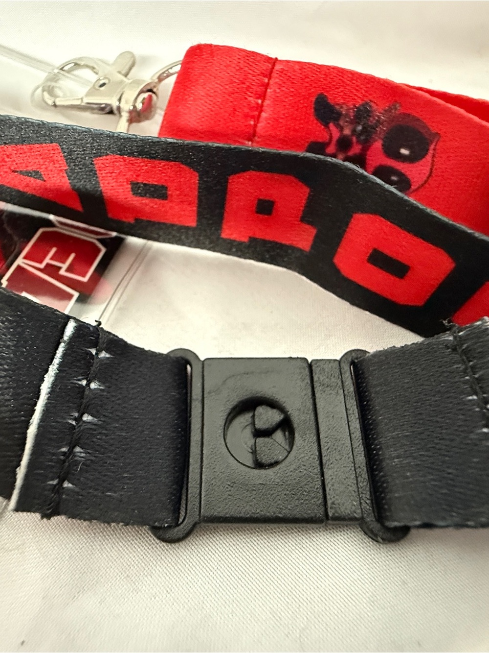 Deadpool Themed Lanyard ID Badge Holder Superhero Movie Keychain Neck Strap - Picture 10 of 10